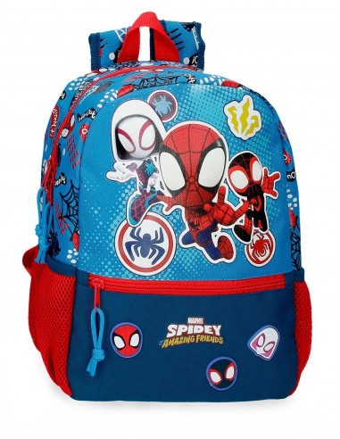 MOCHILA ADAP. 32CM. GO WEBS GO SPIDEY